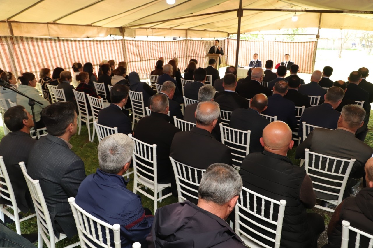 Neftçalanın icra başçısı səyyar görüş keçirib - FOTOLAR