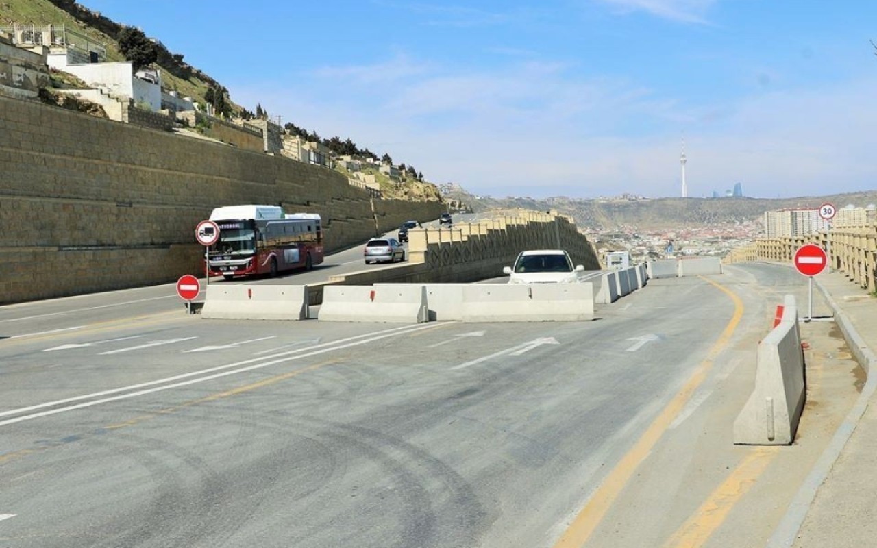 Bibiheybət yolunda təmir-bərpa işləriyekunlaşdırıldı