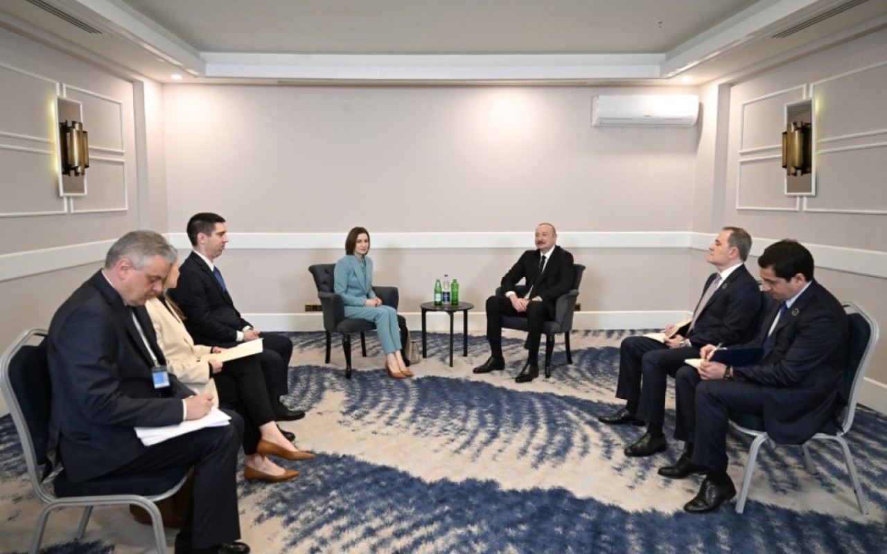 İlham Əliyevin Antalyada Moldova Prezidenti ilə görüşü oldu- FOTO