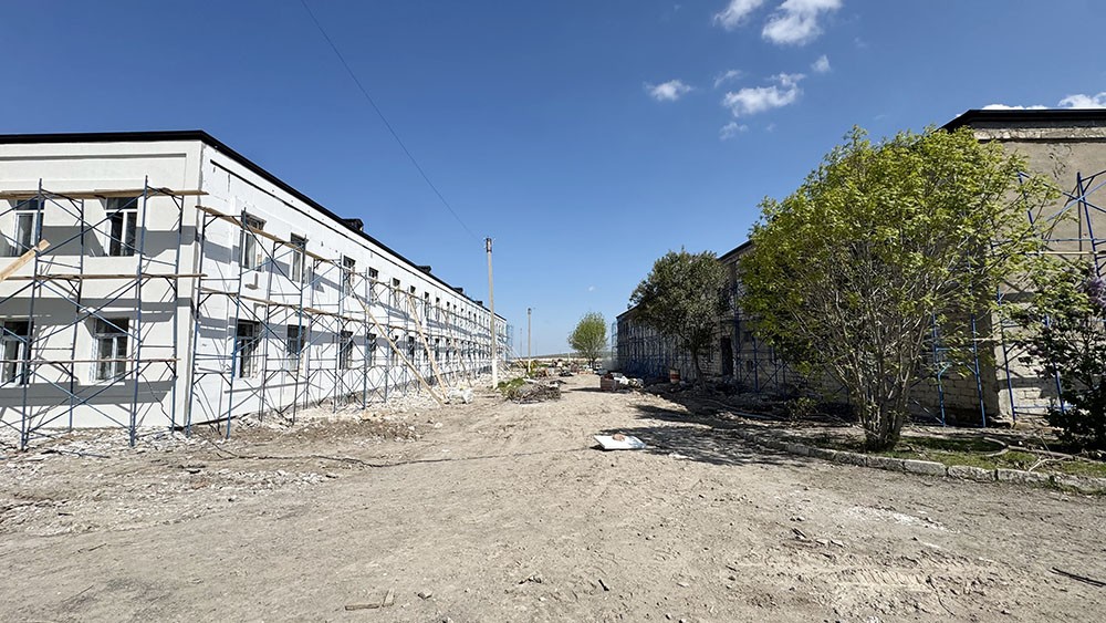 Azad olunmuş ərazilərdə yeni hərbi infrastruktur obyektləri yaradılır - FOTOLAR