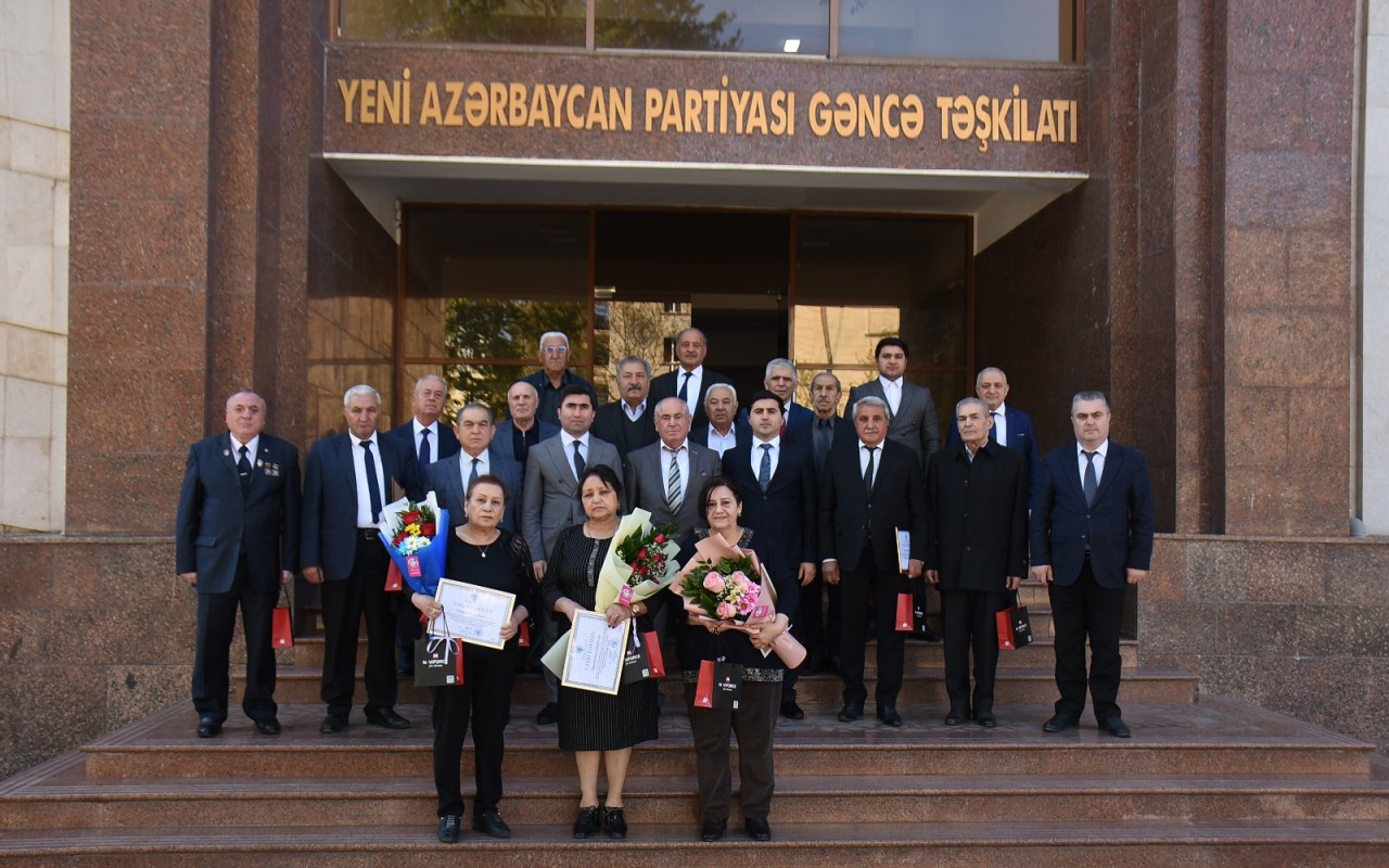 Gəncədə YAP veteranları ilə görüş keçirildi- FOTOLAR