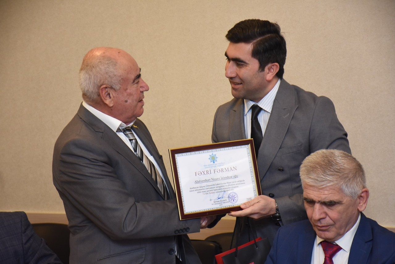 Gəncədə YAP veteranları ilə görüş keçirildi - FOTOLAR