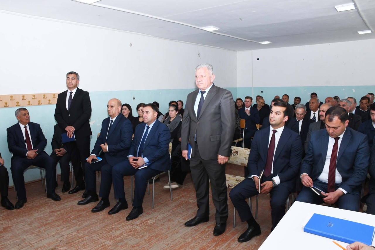 Vaqif Həsənov Paşabəyli kəndində səyyar qəbul keçirdi - FOTOLAR