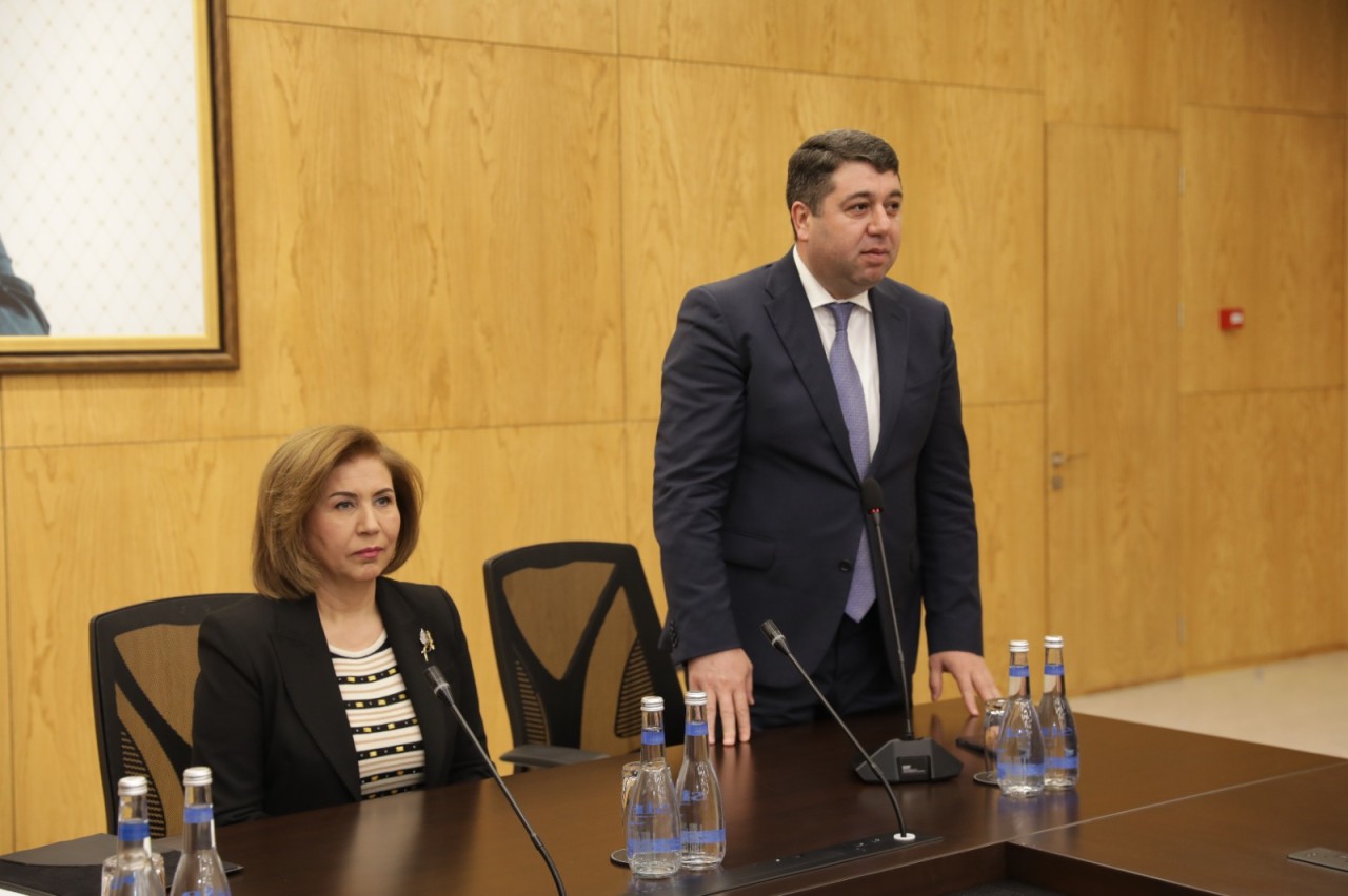 “Ümummilli Lider Heydər Əliyev mühazirələri” layihəsi çərçivəsində daha bir görüş oldu (FOTOLAR)