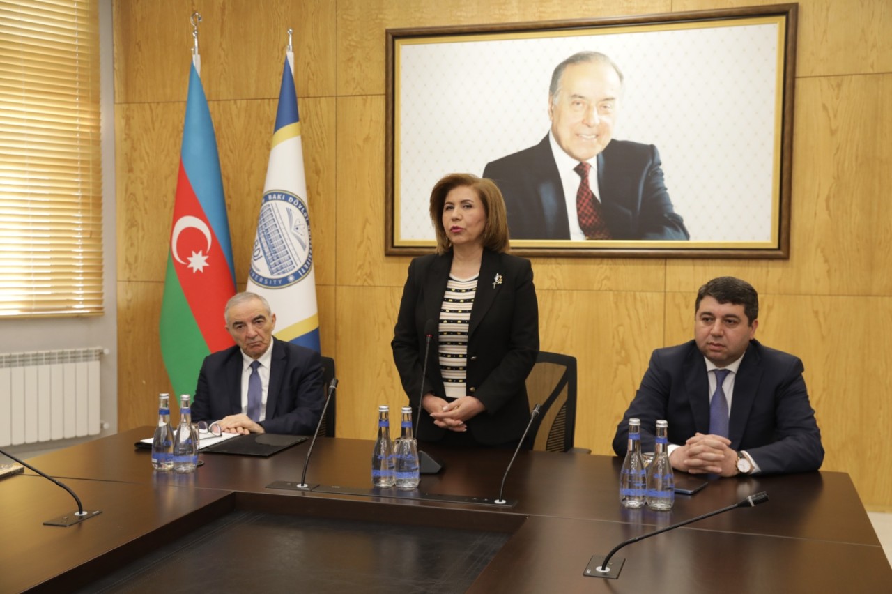 “Ümummilli Lider Heydər Əliyev mühazirələri” layihəsi çərçivəsində daha bir görüş oldu (FOTOLAR)