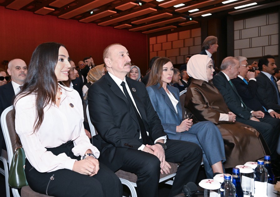 Prezident və xanımı Antalyada Forumun açılışında iştirak etdilər - YENİLƏNİB (FOTOLAR)