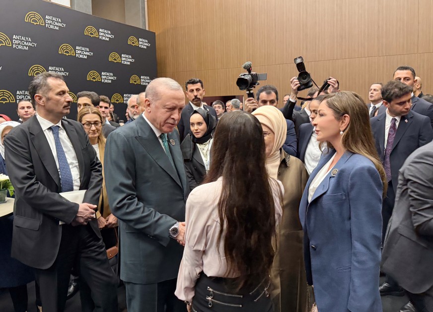 Prezident və xanımı Antalyada Forumun açılışında iştirak etdilər - YENİLƏNİB (FOTOLAR)
