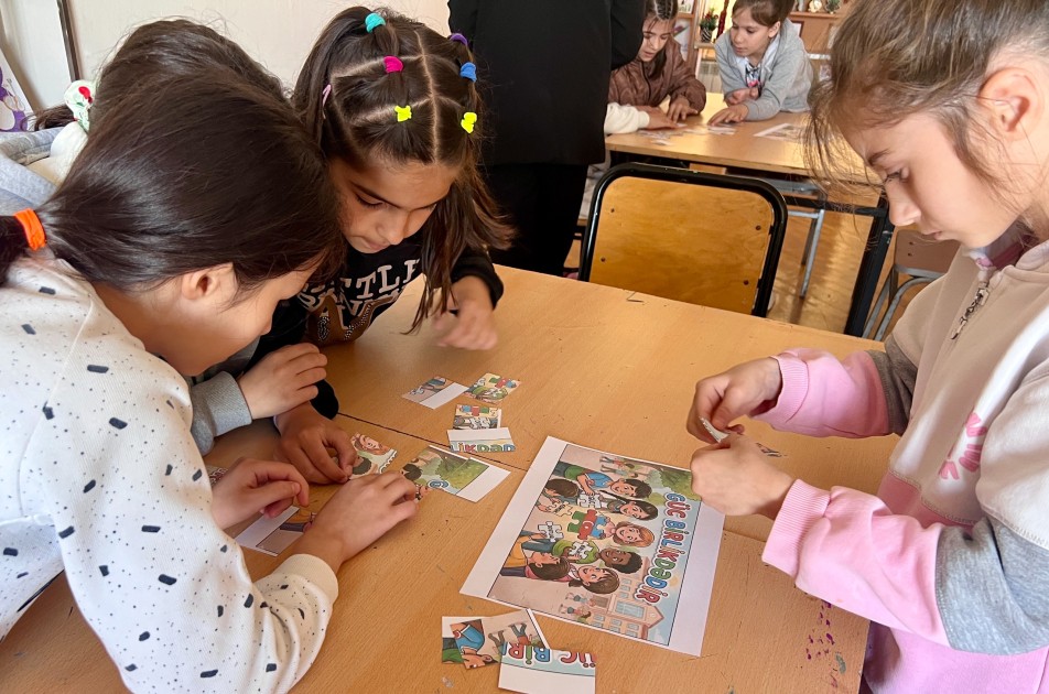 Leyla Əliyeva sosial xidmət müəssisələrinin uşaqları üçün öyrənmə proqramı təşkil etdi - FOTOLAR