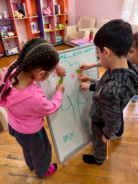 Leyla Əliyeva sosial xidmət müəssisələrinin uşaqları üçün öyrənmə proqramı təşkil etdi - FOTOLAR