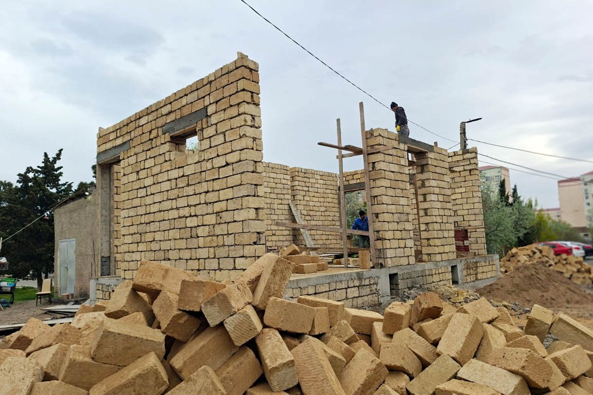 Sumqayıtda enerji infrastrukturunun yenilənməsi işlərinə başlanılıb - FOTOLAR