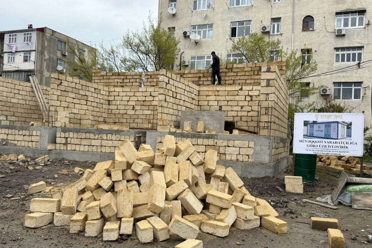 Sumqayıtda enerji infrastrukturunun yenilənməsi işlərinə başlanılıb - FOTOLAR