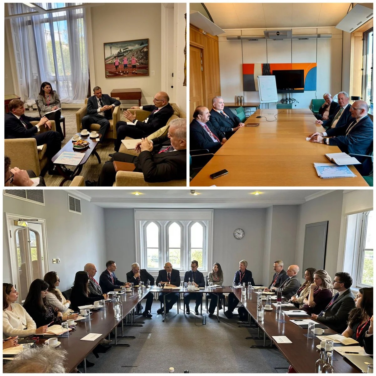 Elçin Əmirbəyov Böyük Britaniyada görüşlər keçirdi - FOTOLAR