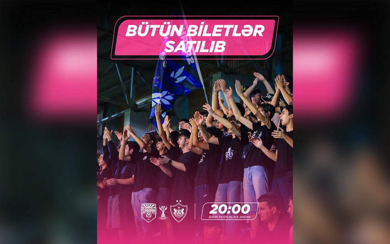 “Sabah” - “Qarabağ” matçına bütün biletlərsatıldı