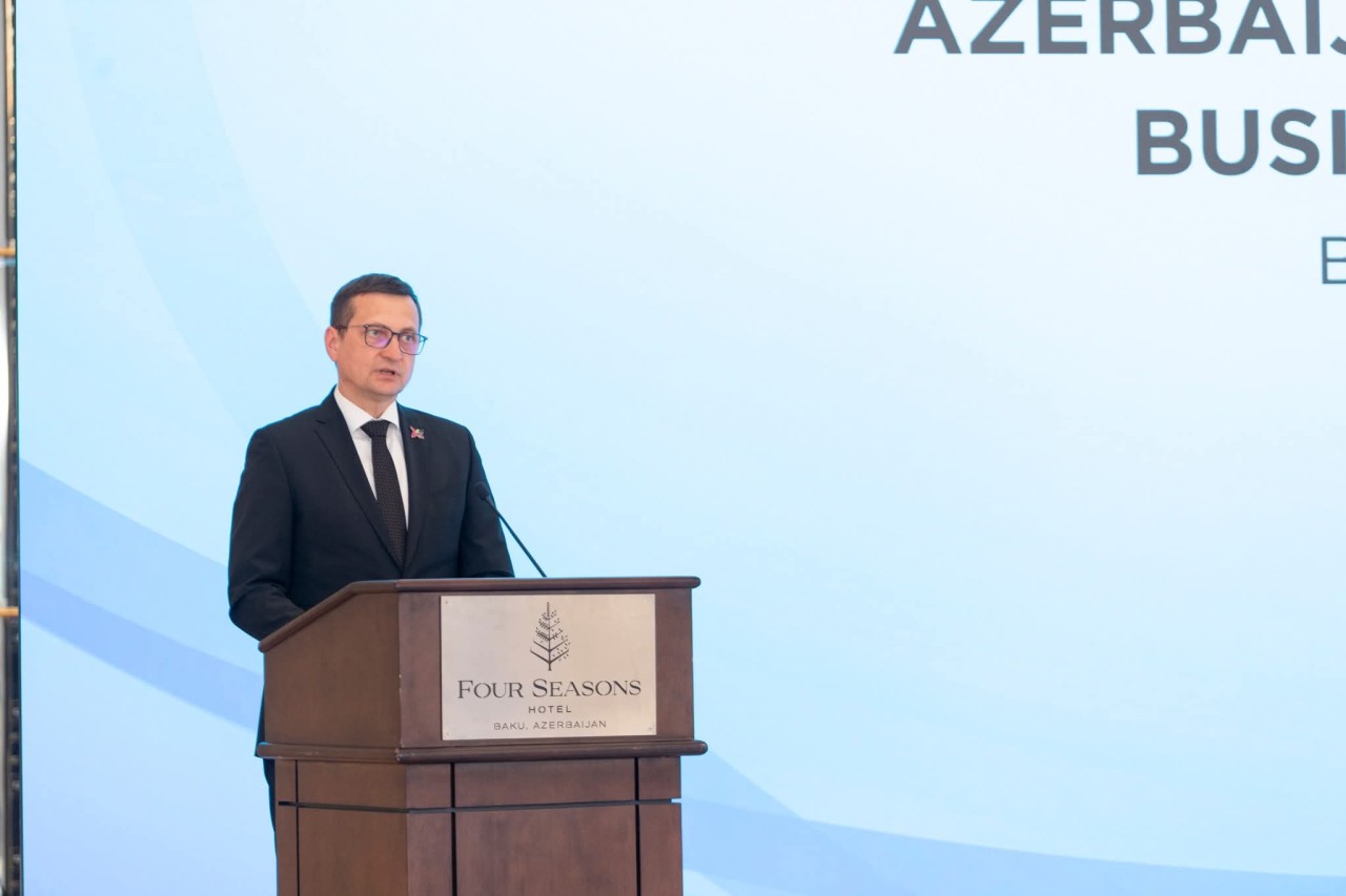 Məcnun Məmmədov Azərbaycan-Latviya biznes forumunda çıxış edib - FOTOLAR