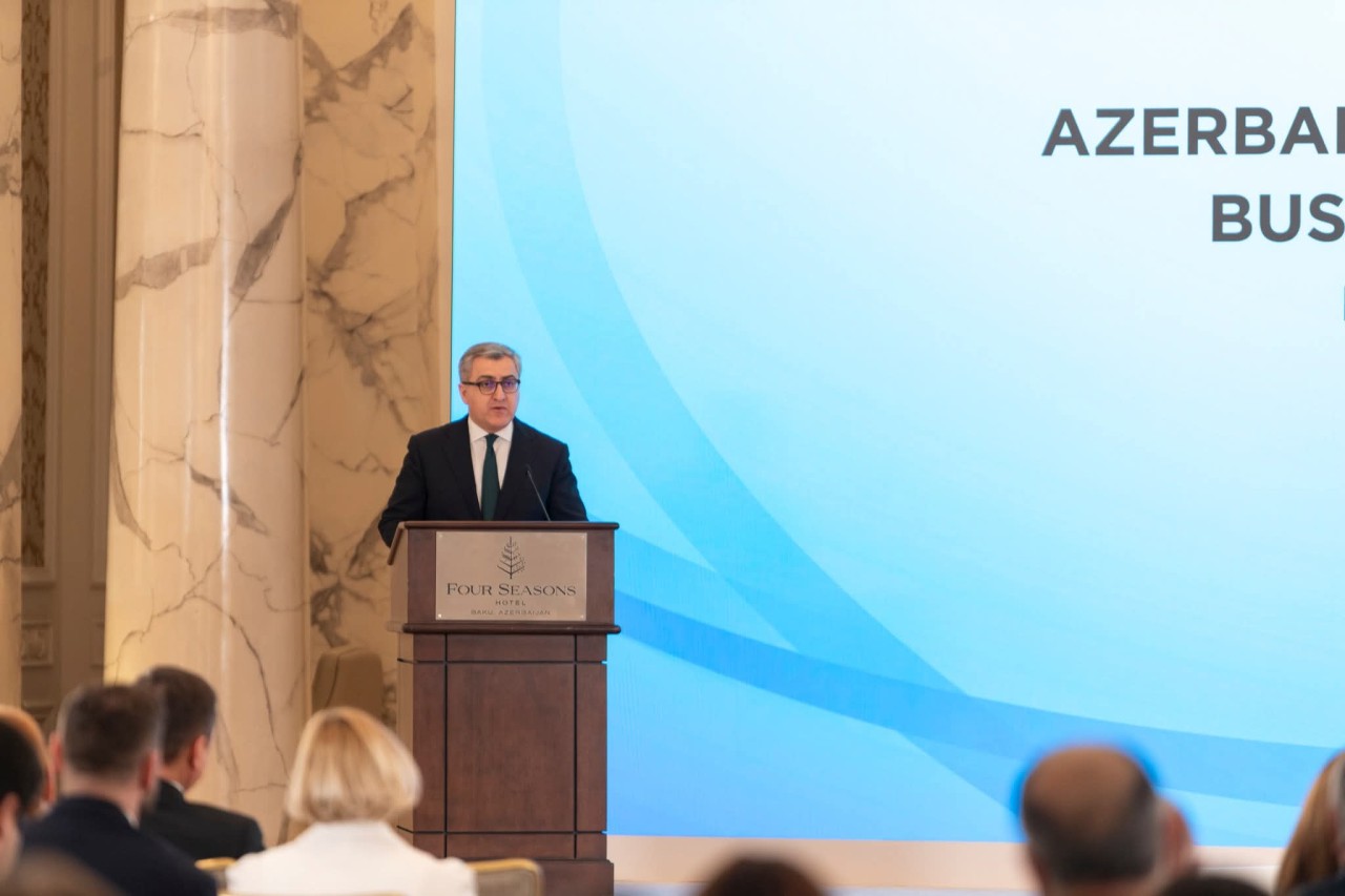 Məcnun Məmmədov Azərbaycan-Latviya biznes forumunda çıxış edib - FOTOLAR