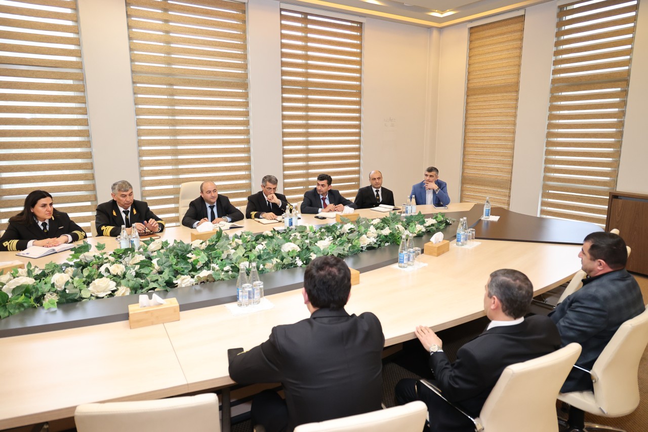 DDLA-da dənizçilərlə görüş keçirilib - FOTO