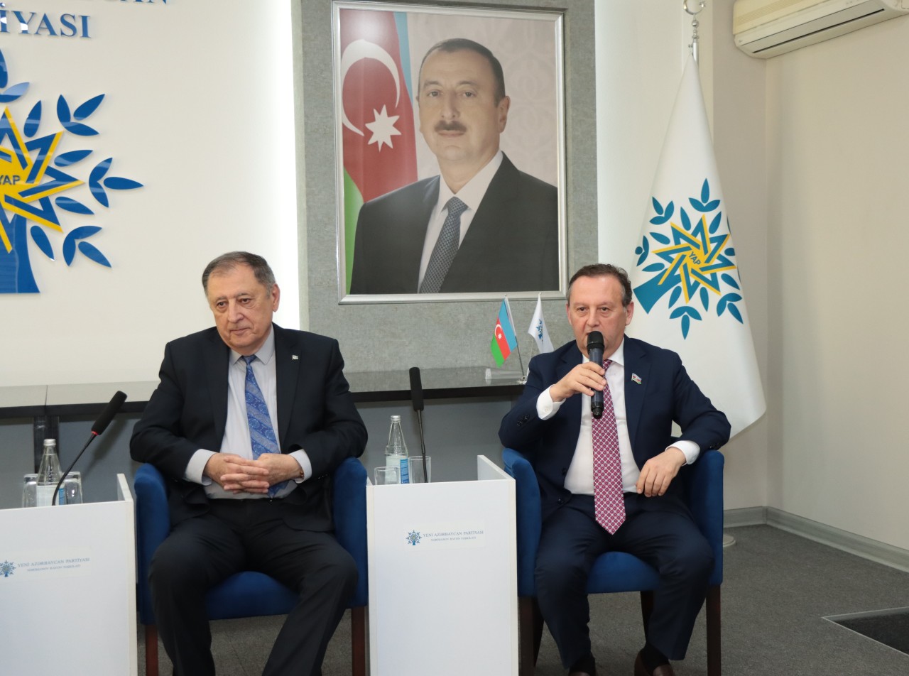 Şair Baba Vəziroğlu ilə görüş təşkil olundu - FOTOLAR