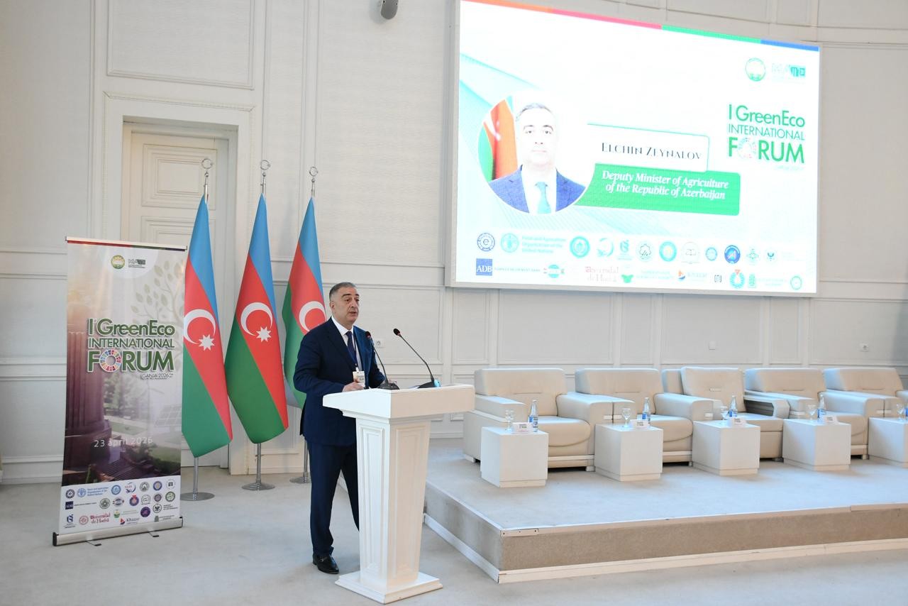 ADAU-da “I Yaşıl İqtisadiyyat” Beynəlxalq Forumu keçirilib - FOTOLAR