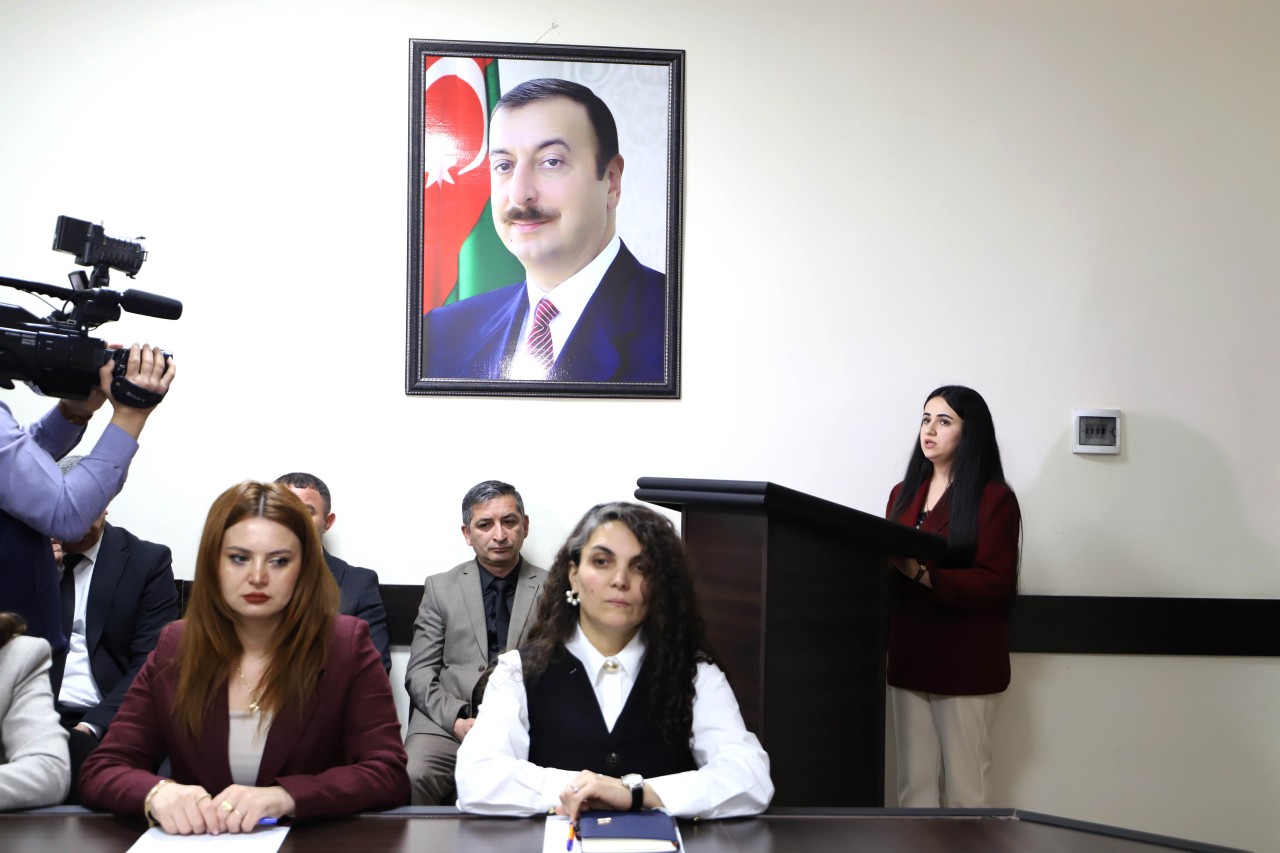 Ağstafada Zərifə xanım Əliyevaya həsr olunmuş tədbir keçirilib - FOTOLAR