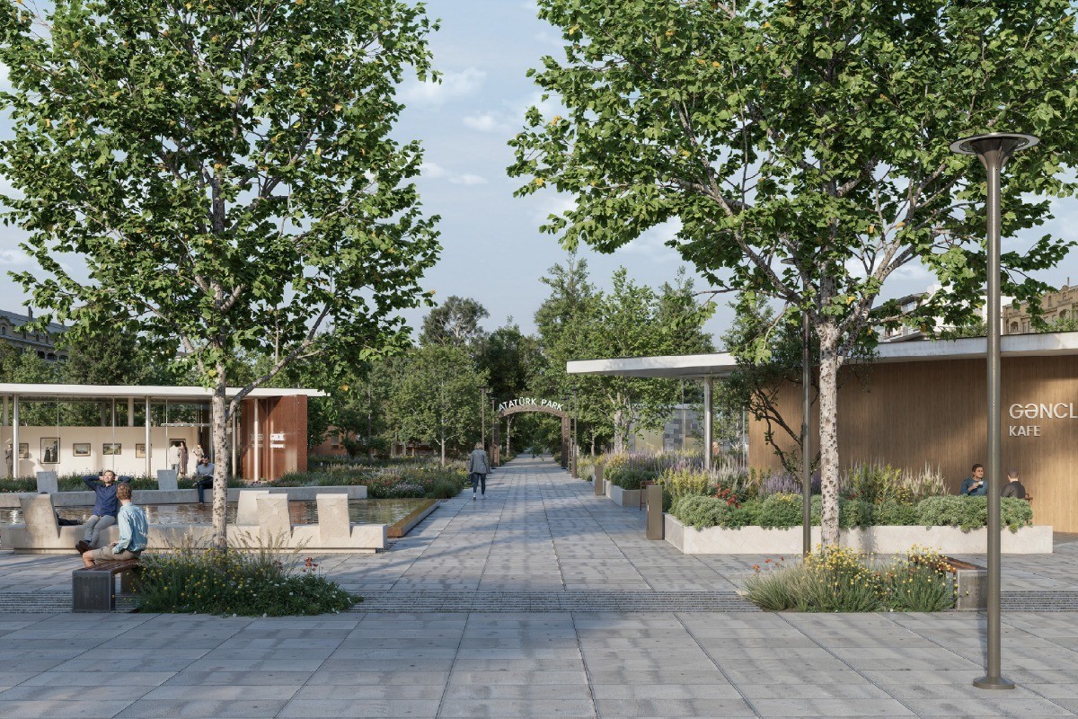 Bakıda Atatürk və Antena parkları birləşdirilir - FOTOLAR