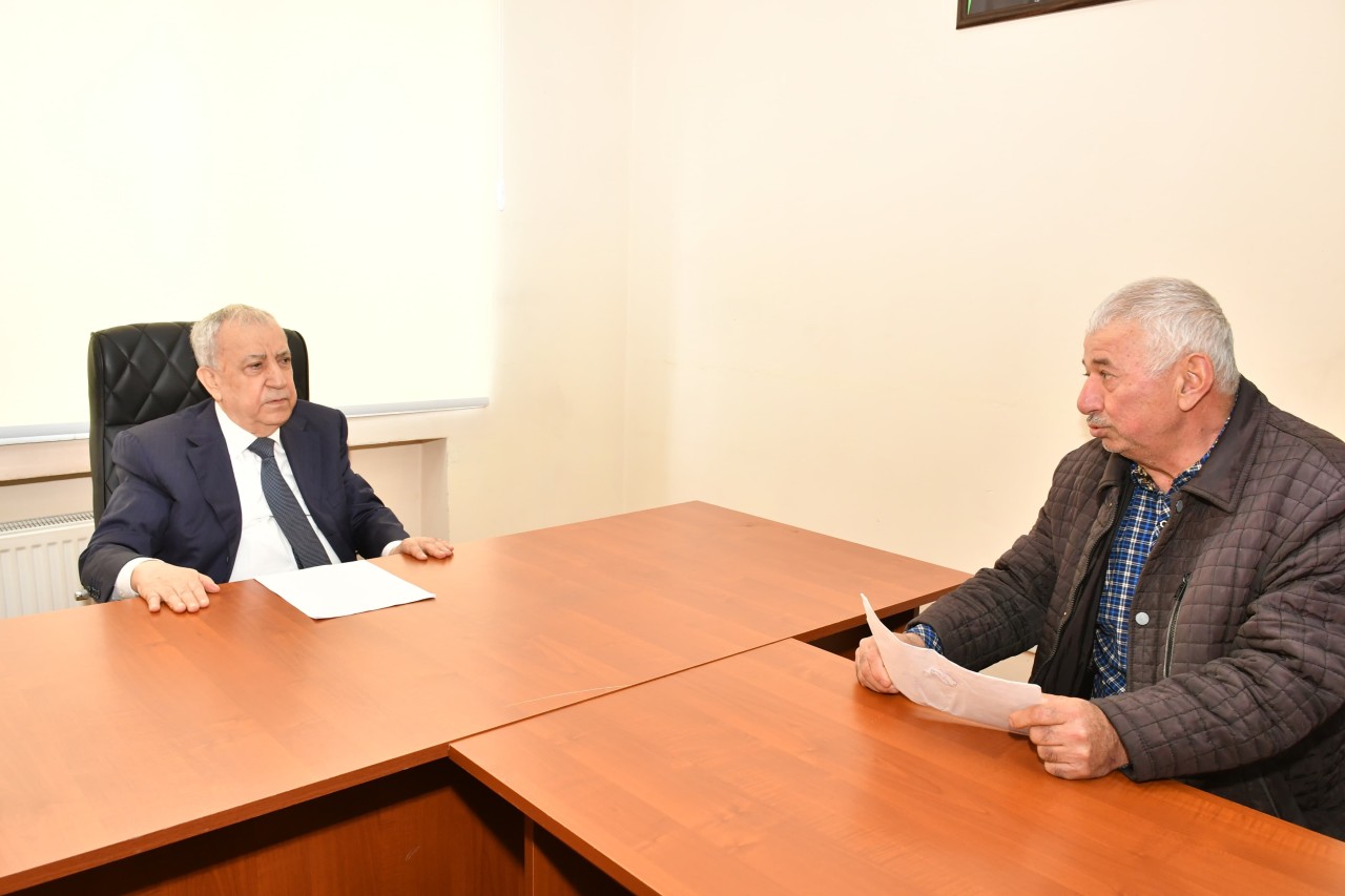 İcra başçısı Malik İsaqovun növbəti səyyar qəbulu oldu - FOTOLAR