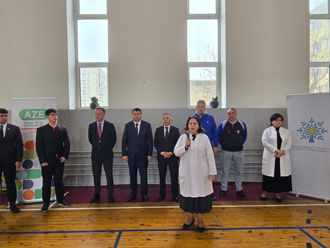 YAP Yasamal rayon təşkilatı oğlanlar arasında voleybol yarışı keçirdi - FOTOLAR