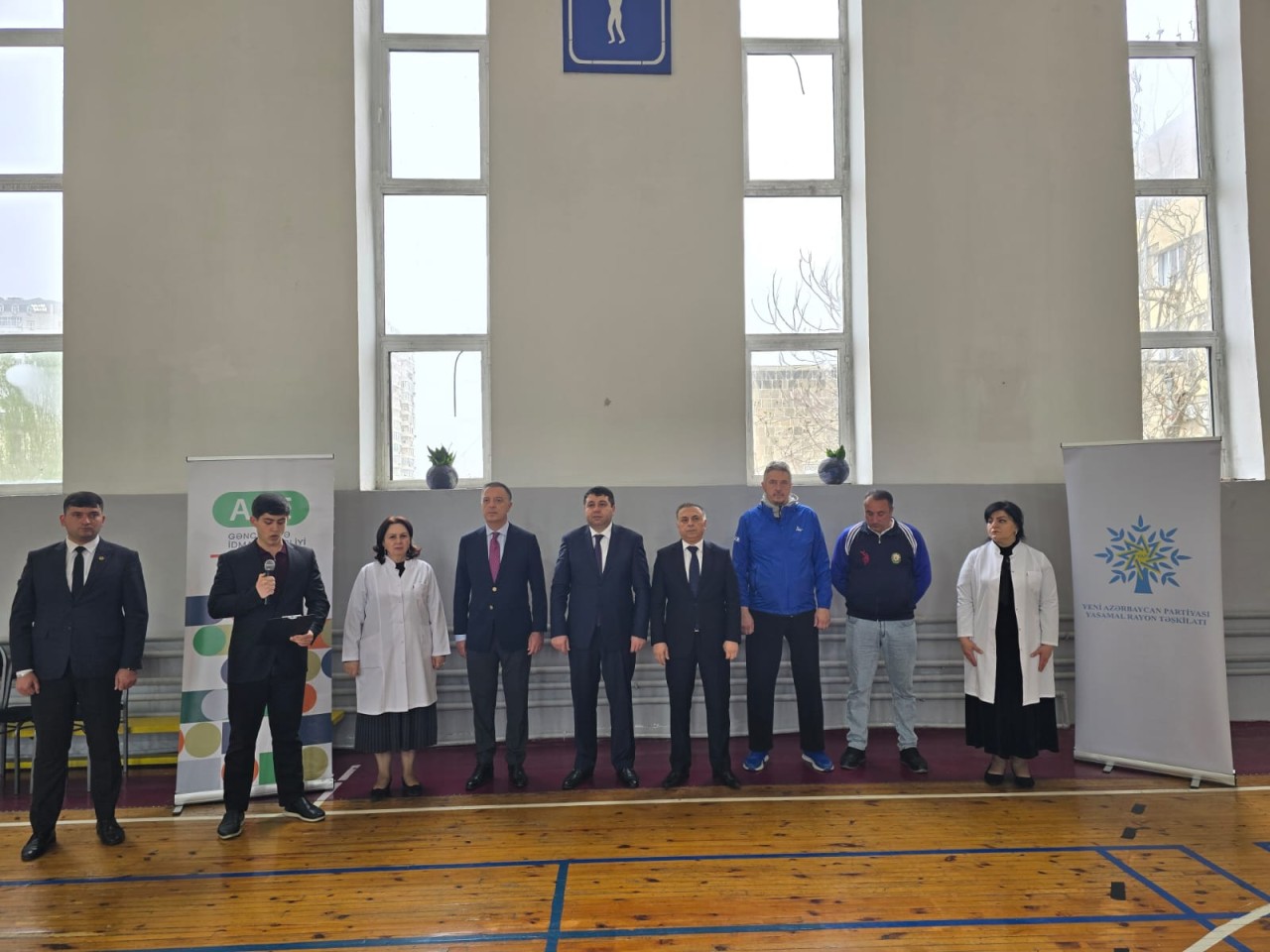 YAP Yasamal rayon təşkilatı oğlanlar arasında voleybol yarışı keçirdi - FOTOLAR