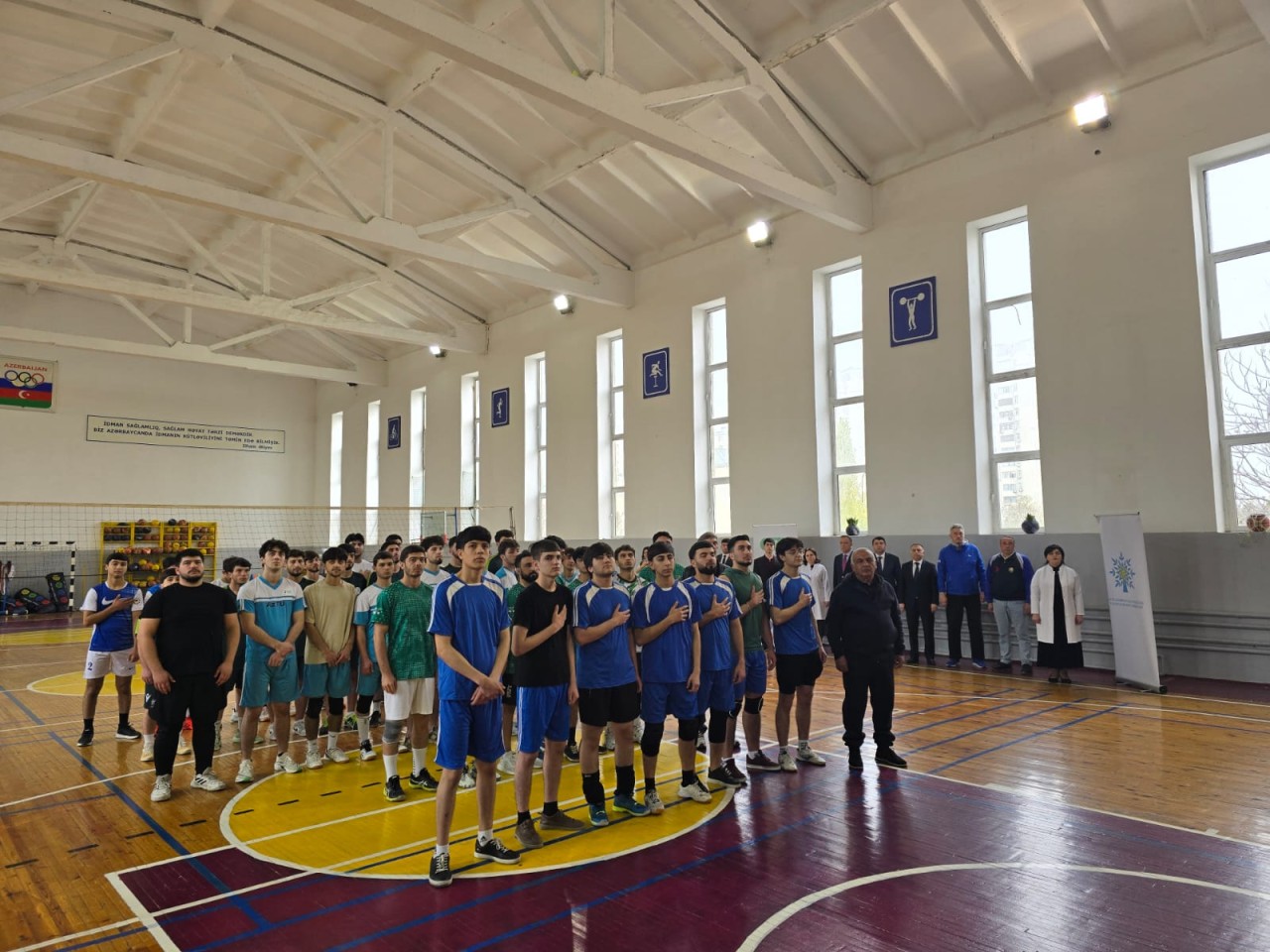 YAP Yasamal rayon təşkilatı oğlanlar arasında voleybol yarışı keçirdi - FOTOLAR