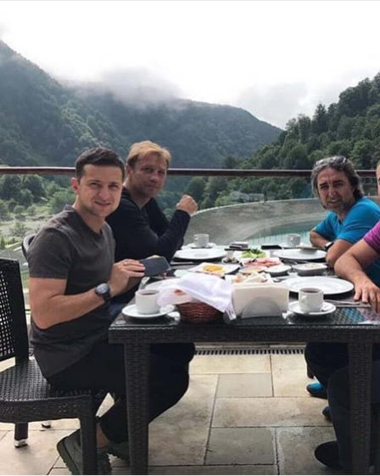 Zelenski illər əvvəl Qəbələdə - FOTOLAR