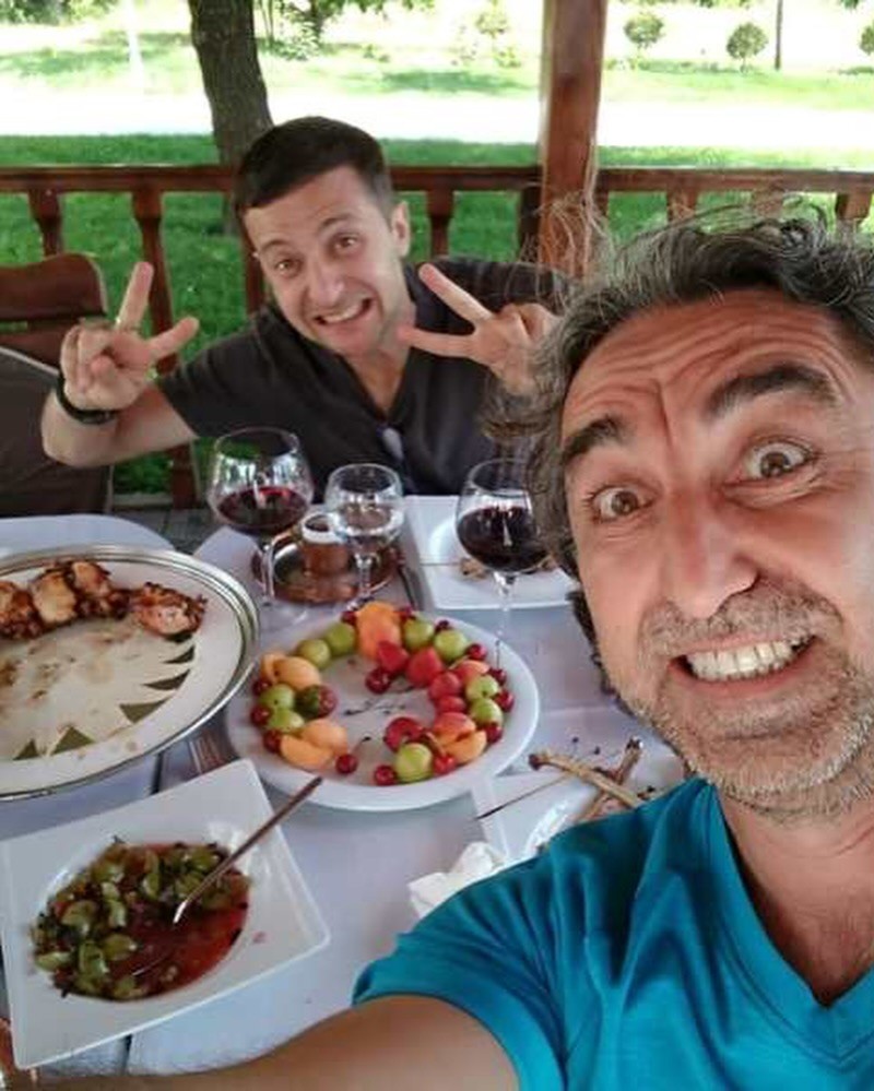 Zelenski illər əvvəl Qəbələdə - FOTOLAR