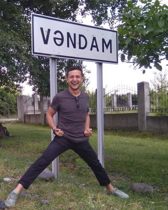 Zelenski illər əvvəl Qəbələdə - FOTOLAR