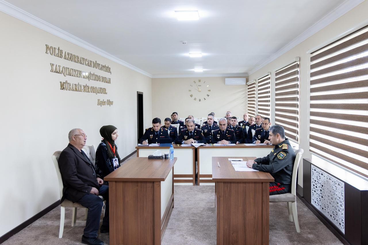 Vilayət Eyvazov Göyçayda növbəti vətəndaş qəbulu və sıra baxışı keçirib - FOTOLAR