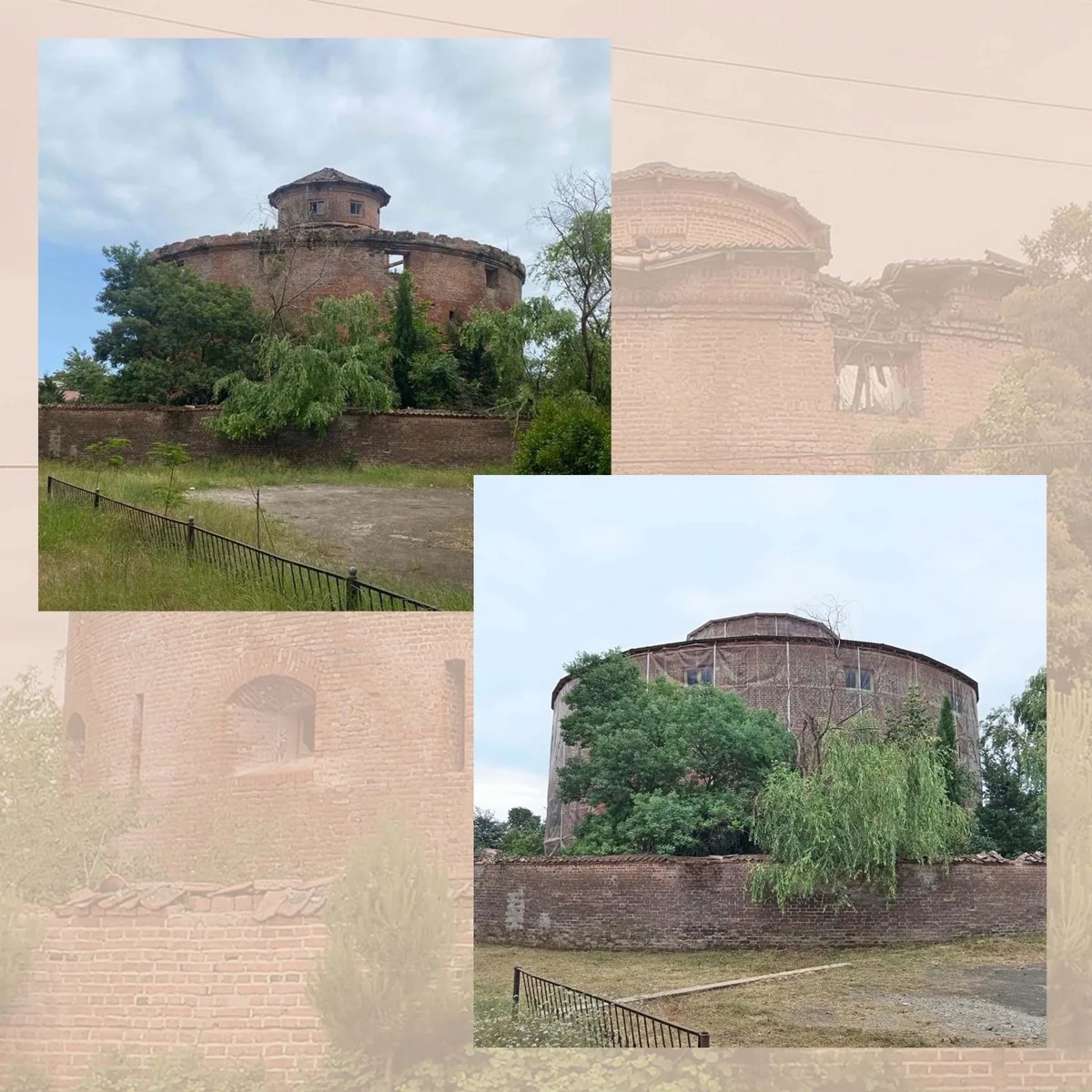 Dairəvi qalada bərpa işlərinə başlanıldı - FOTO