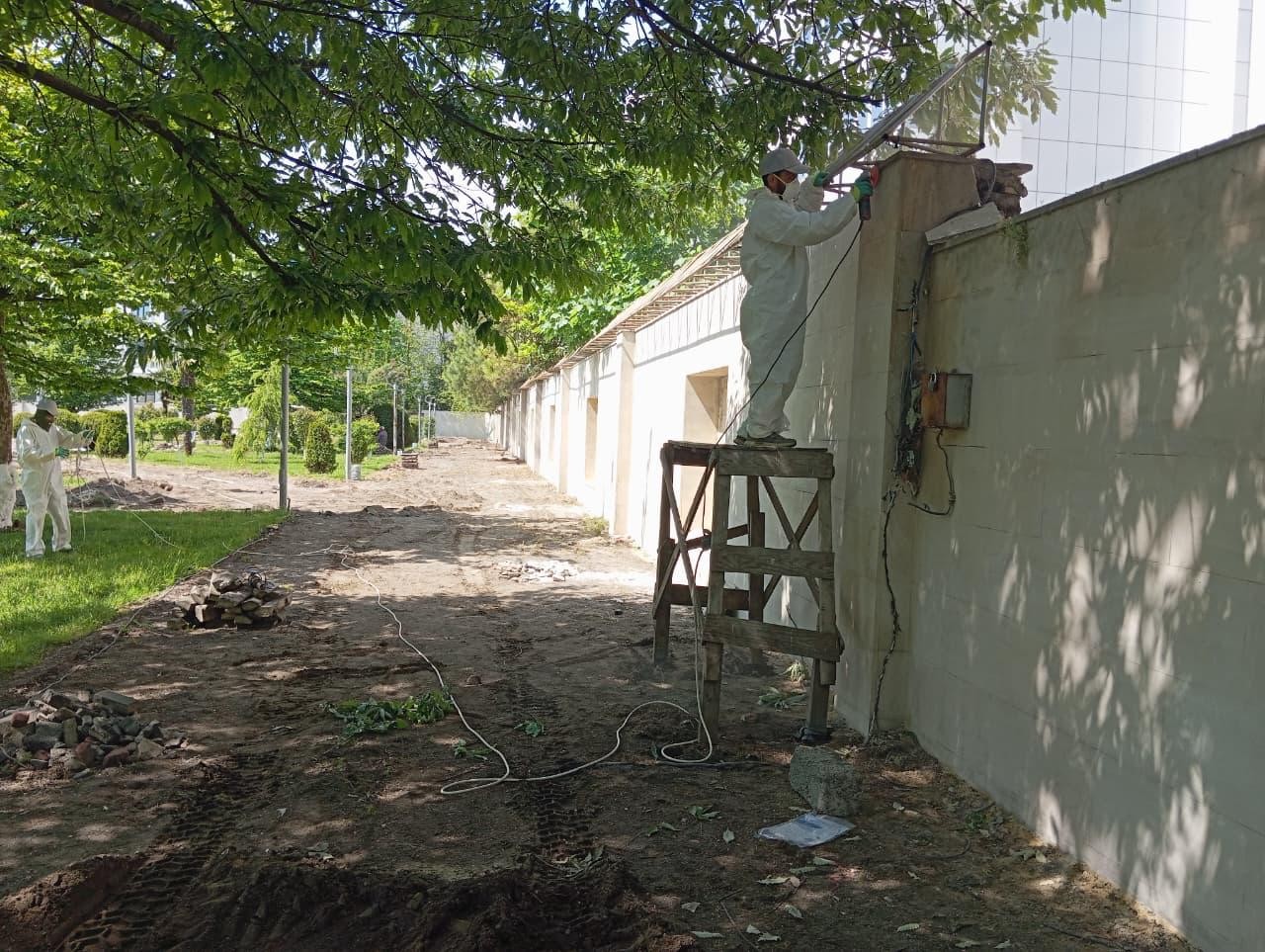 Taleh Qaraşov Lənkəranda bərpa-yenidənqurma işləri ilə yerində tanış olub - FOTOLAR