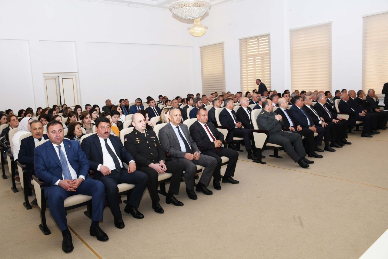 Ağdamda Zərifə Əliyevanın 103 illiyinə həsr olunmuş tədbir keçirilib - FOTOLAR