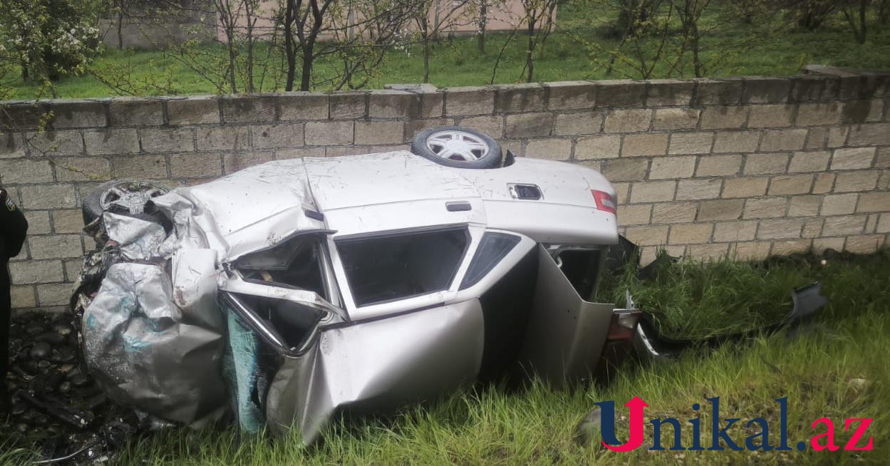 Xaçmazda dəhşətli qəza: Sürücülər öldü (FOTO)