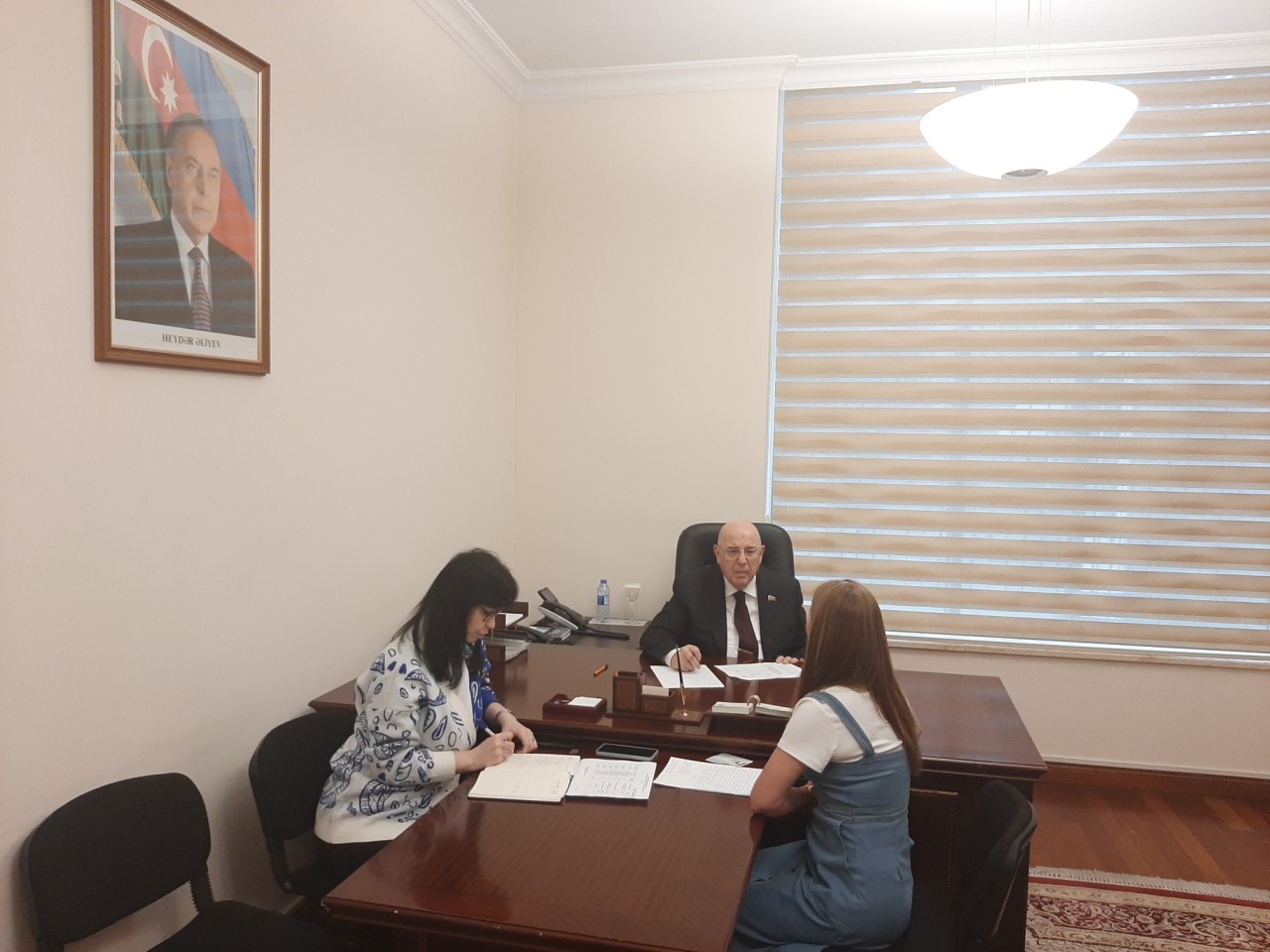 Əhliman Əmiraslanov vətəndaşları qəbul edib - FOTO