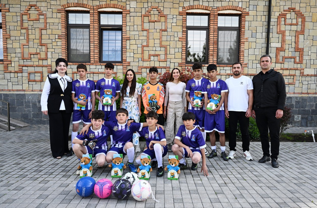 Leyla Əliyeva Şəki səfərindən fotolar paylaşdı