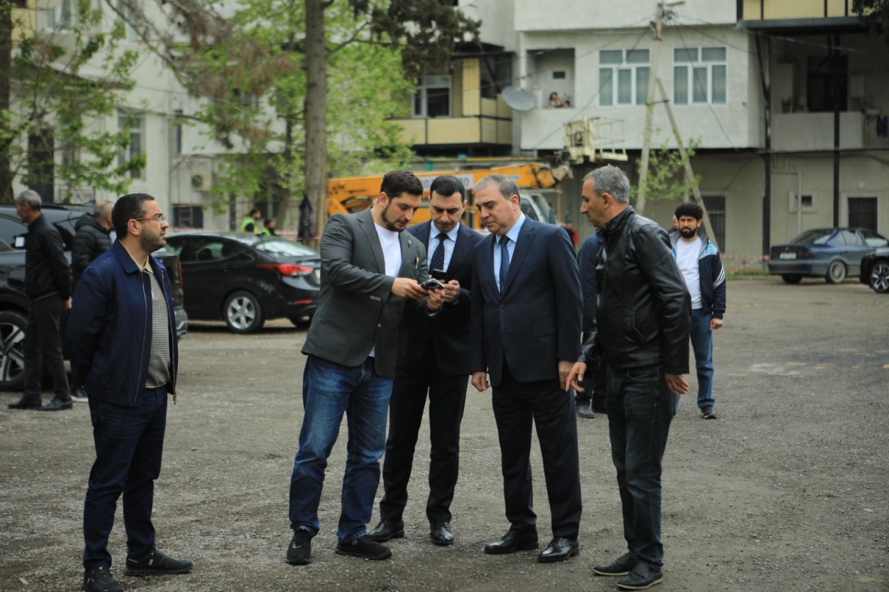 Gəncədə “ABAD məhəllə” layihəsi həyata keçirilir - FOTOLAR