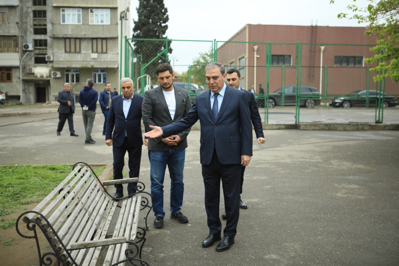 Gəncədə “ABAD məhəllə” layihəsi həyata keçirilir - FOTOLAR