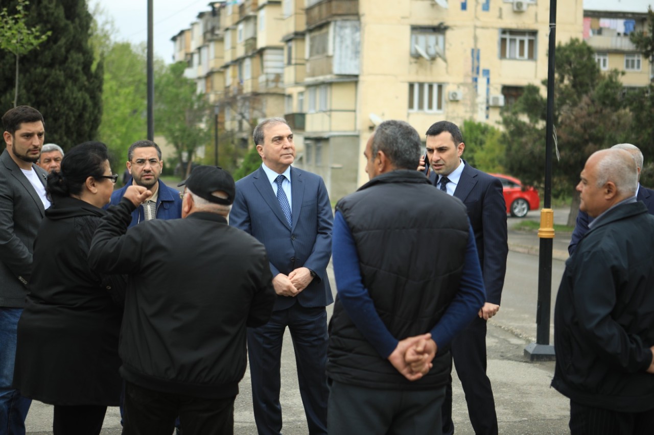 Gəncədə “ABAD məhəllə” layihəsi həyata keçirilir - FOTOLAR