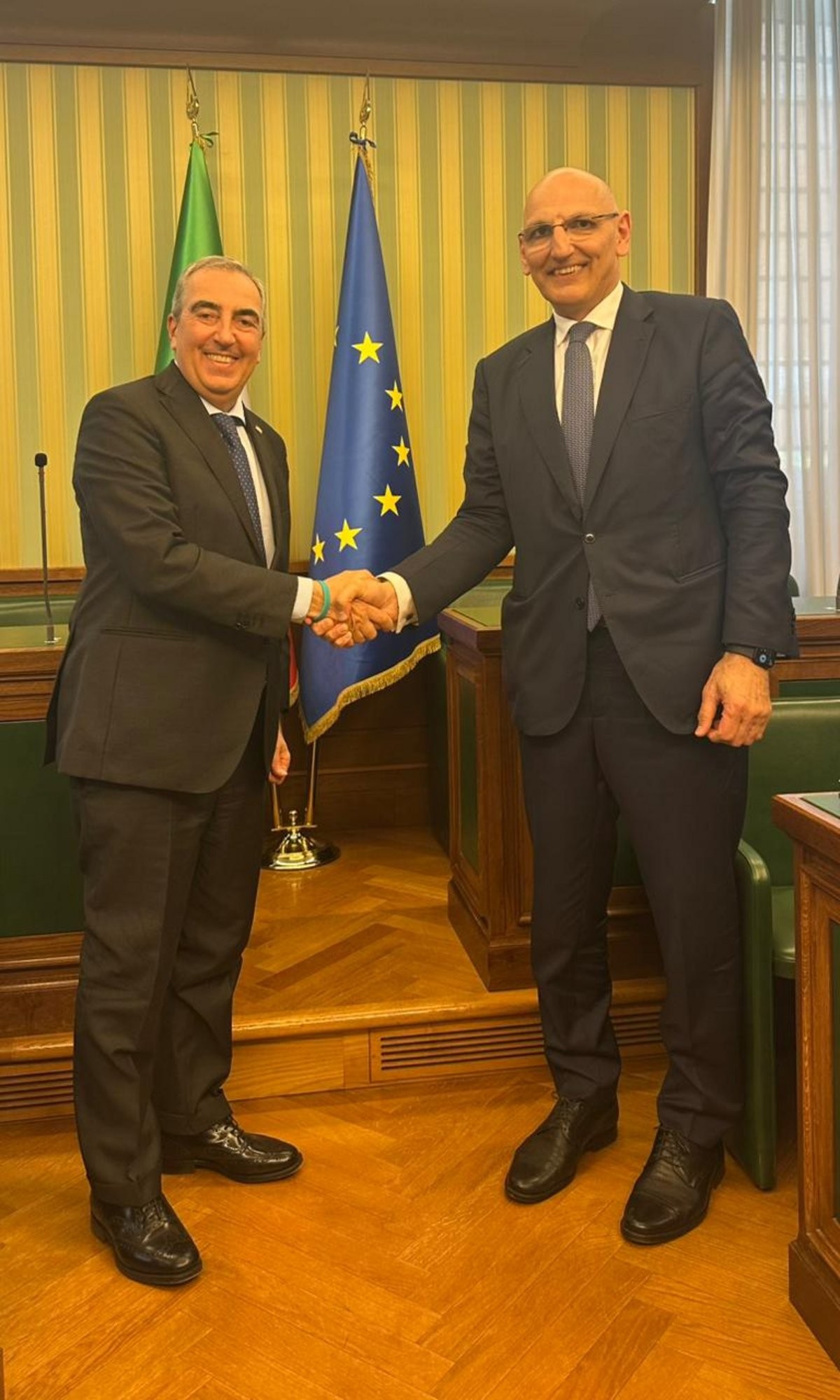 Elçin Əmirbəyov İtaliyada görüşlər keçirdi - FOTOLAR