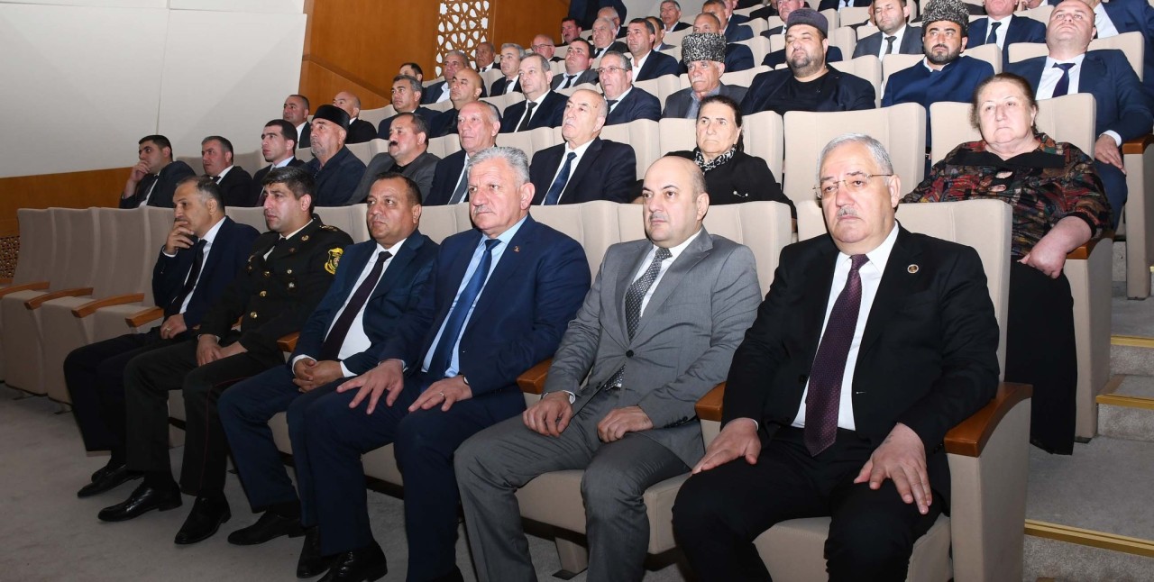 Ağdamda Baxşeyiş Paşayevin 90 illik yubileyi qeyd edildi - FOTOLAR
