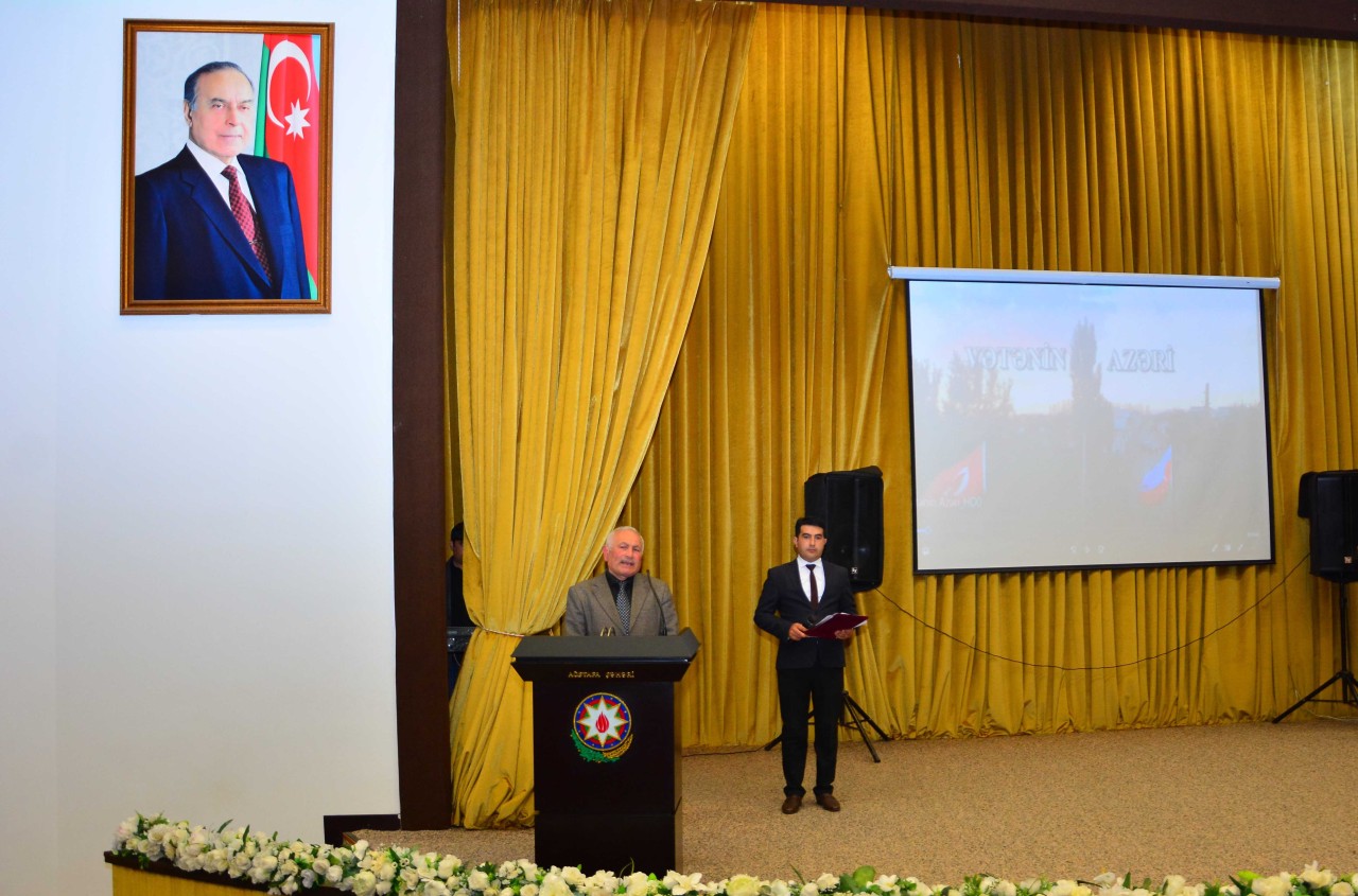 Ağstafada “Vətənin Azəri” sənədli filminin nümayişi keçirilib - FOTOLAR