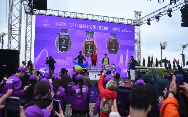 “Bakı Marafonu 2026”nın qalibləri mükafatlandırıldı