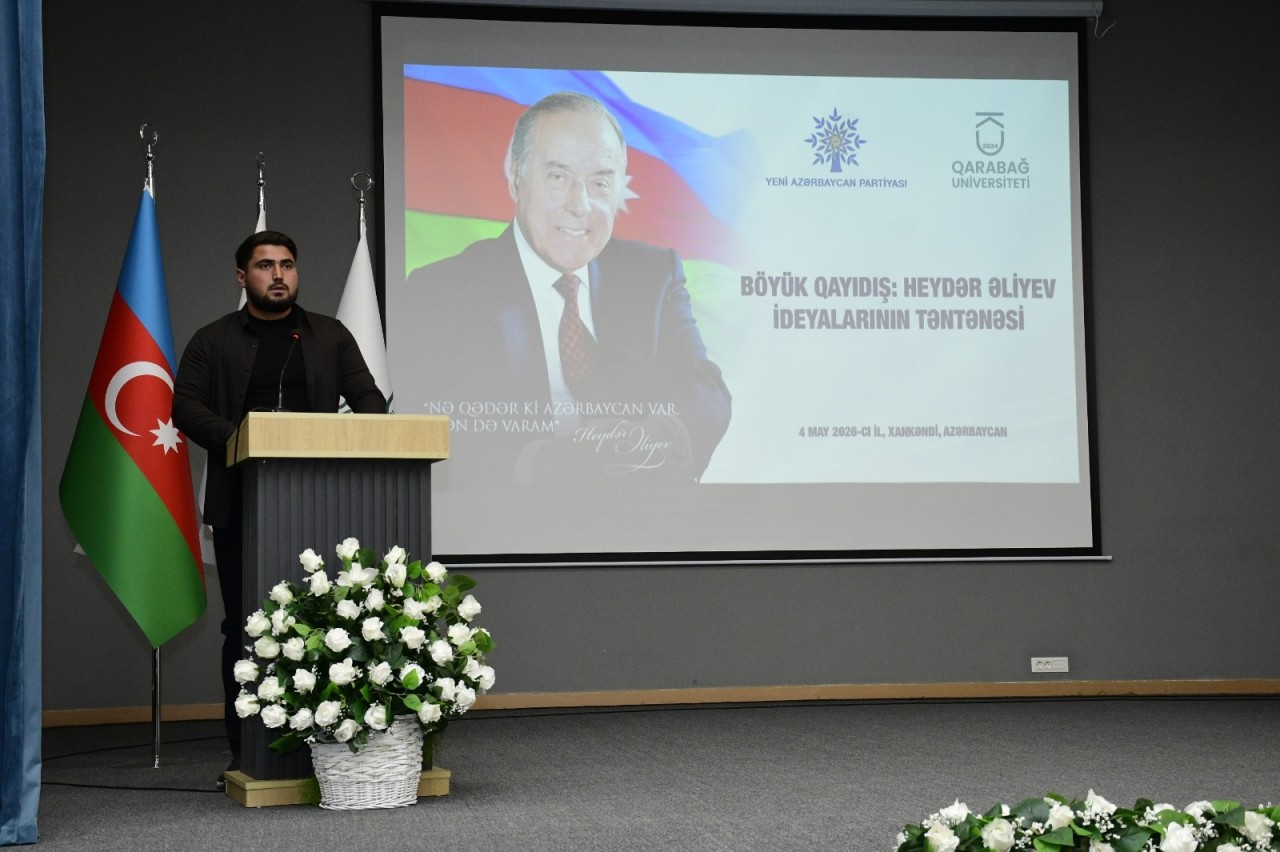 “Böyük Qayıdış: Heydər Əliyev ideyalarının təntənəsi” mövzusunda tədbir keçirilib - FOTOLAR
