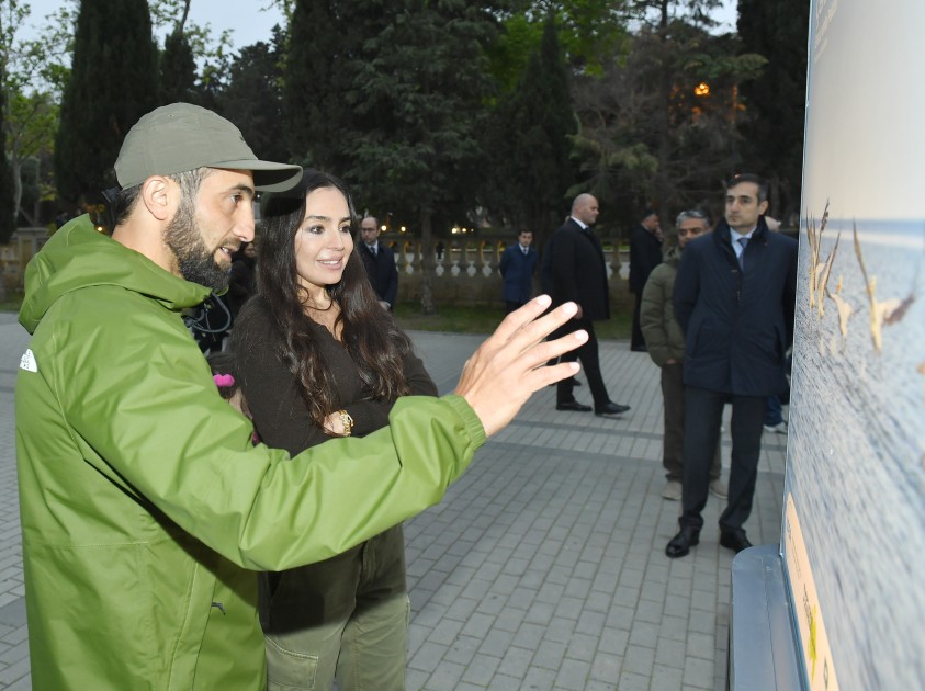 Leyla Əliyeva sərgi açılışında - FOTOLAR