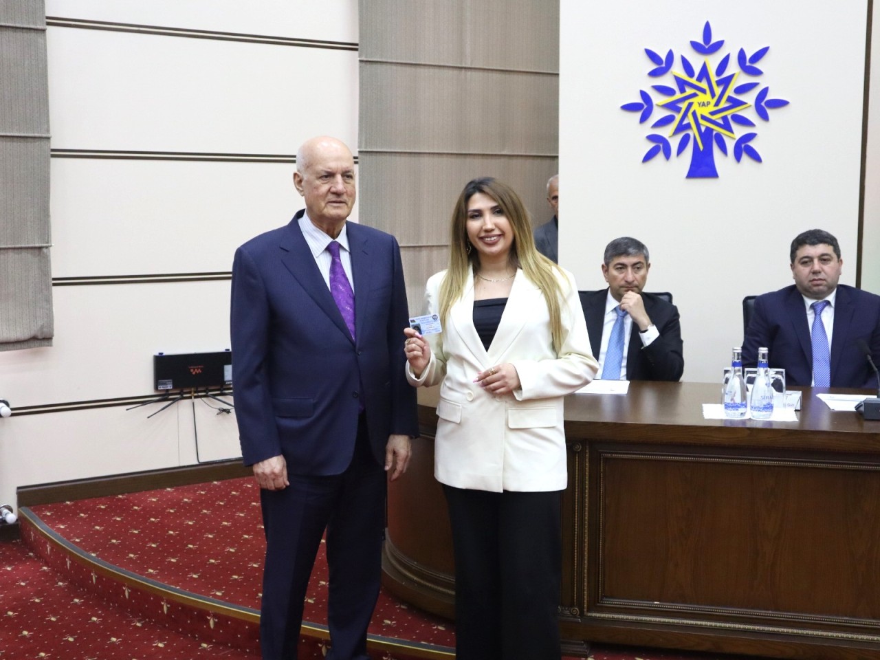YAP Yasamal rayon təşkilatı Heydər Əliyevin 103 illiyi ilə bağlı tədbir keçirdi - FOTOLAR