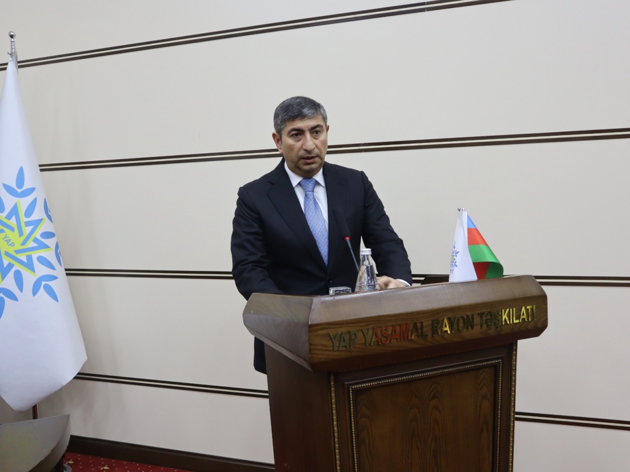 YAP Yasamal rayon təşkilatı Heydər Əliyevin 103 illiyi ilə bağlı tədbir keçirdi - FOTOLAR