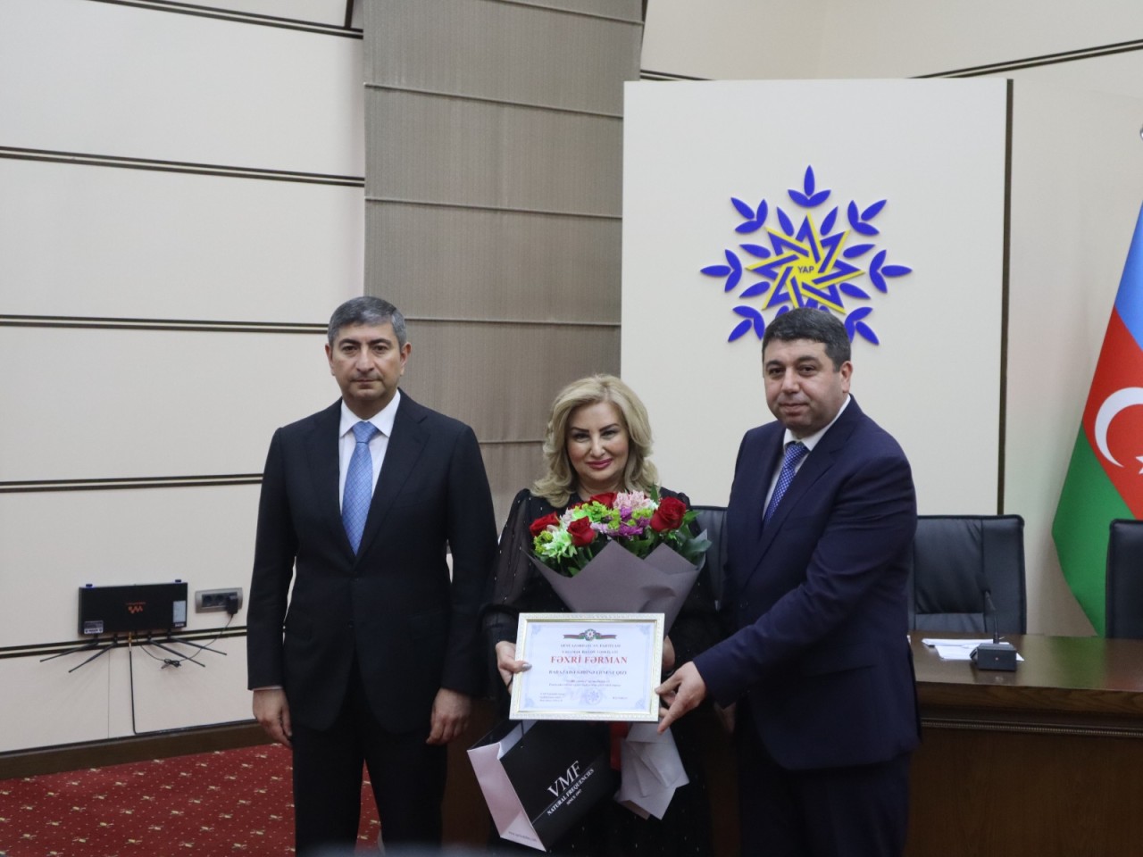 YAP Yasamal rayon təşkilatı Heydər Əliyevin 103 illiyi ilə bağlı tədbir keçirdi - FOTOLAR